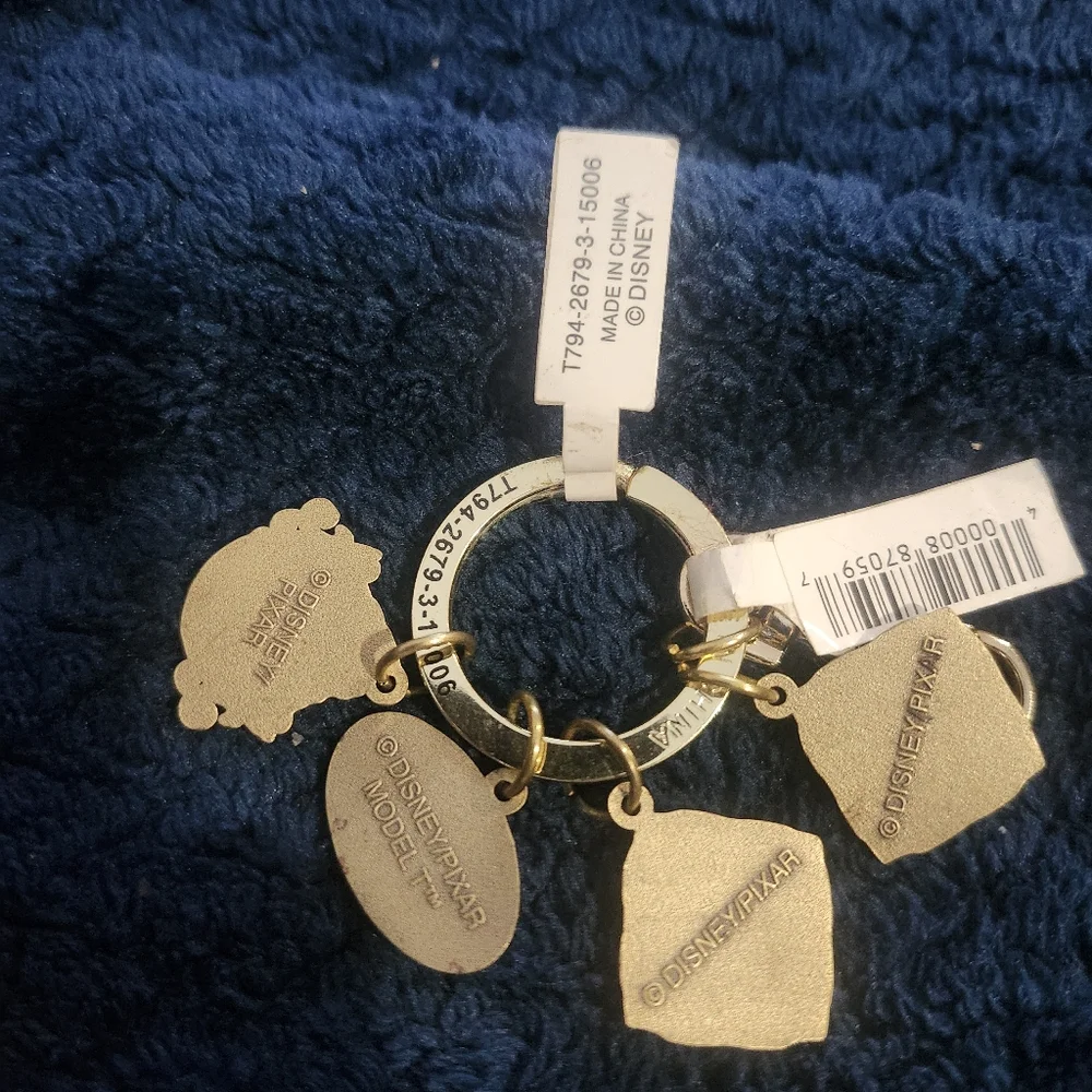 Vintage Disney Pixar Cars keychain is a merchandise item